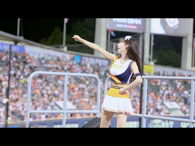우수한 치어리더 이진영 응원가 직캠 | 한화 이글스