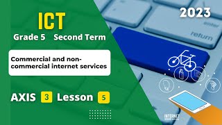 Famous Grade 5 | ICT | Axis 3 - Lesson 5 | Commercial and non-commercial internet services Profile