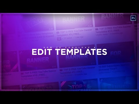 How To Download & Edit My Banner Templates w/Photoshop [Tutorial!]