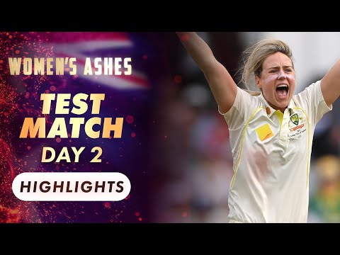 2023 Women's Ashes Test Match, Day 2 Highlights | Wide World of Sports