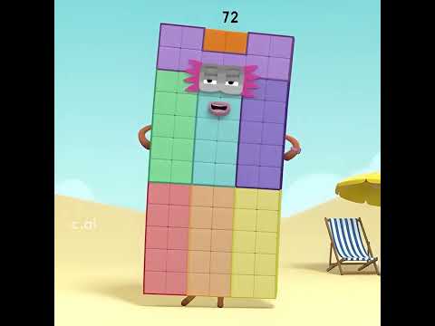 Numberblock 72 Test From Character AI Shorts Numberblocks 
