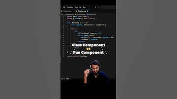 #day57 - React interview questions | Class component vs Function Component #reactjs #coding #shorts