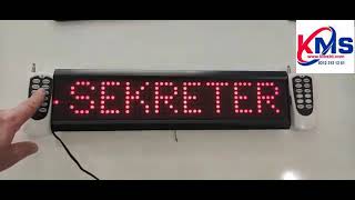 Dotmatri̇x Personel Çağri Si̇stemi̇