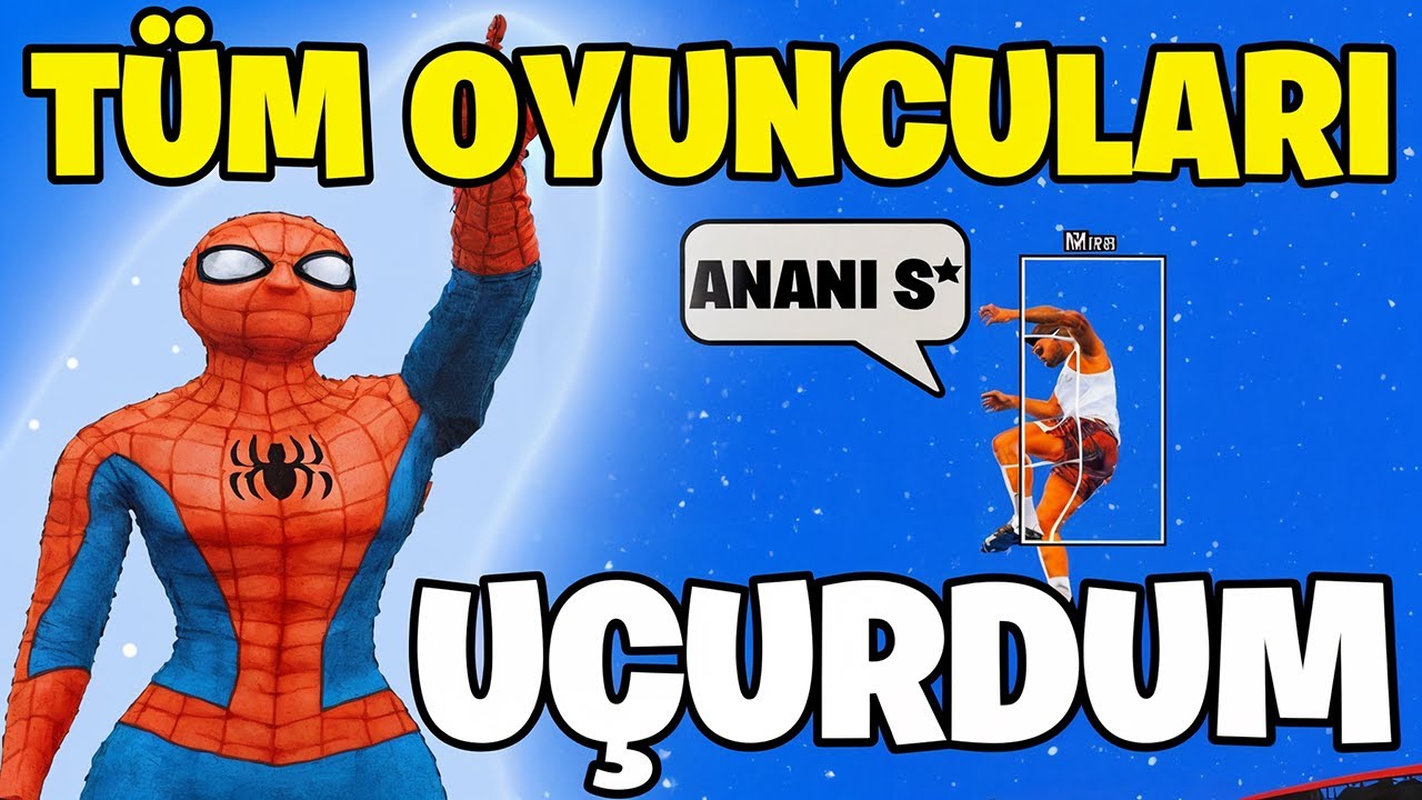 Fivem Hile İle Tüm Oyuncuları UÇURDUM! (Fivem Hile Troll)