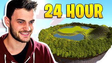 Played Minecraft Skyblock for 24 HOURS STRAIGHT