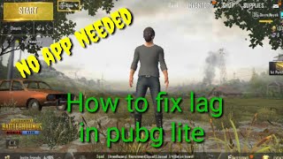 How to fix lag in Pubg lite | no app screenshot 4