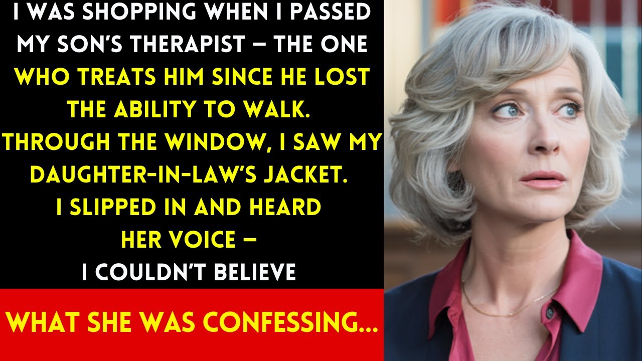MY SON COULDN’T WALK FOR MONTHS — UNTIL I OVERHEARD MY DIL WITH HIS THERAPIST AND DISCOVERED WHY...