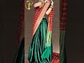 Traditional Half Saree Draping For Bridal | Half Saree Style With A Lehenga For Wedding