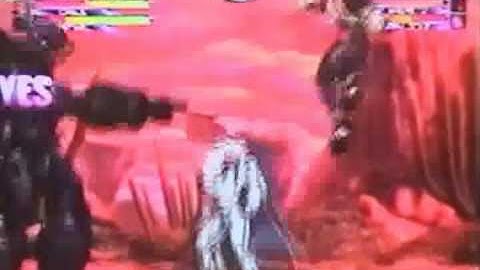 Evo2003 MvC2 5on5 Genghis vs Josh Wigfall