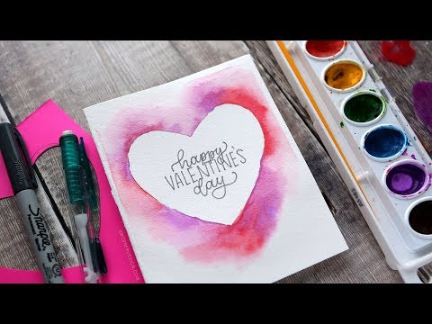 Video: How To Make DIY Cards For Valentine's Day