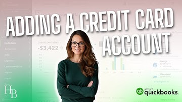 How to Add a CREDIT CARD to QUICKBOOKS Online | QBO Tutorial | The Home Bookkeeper