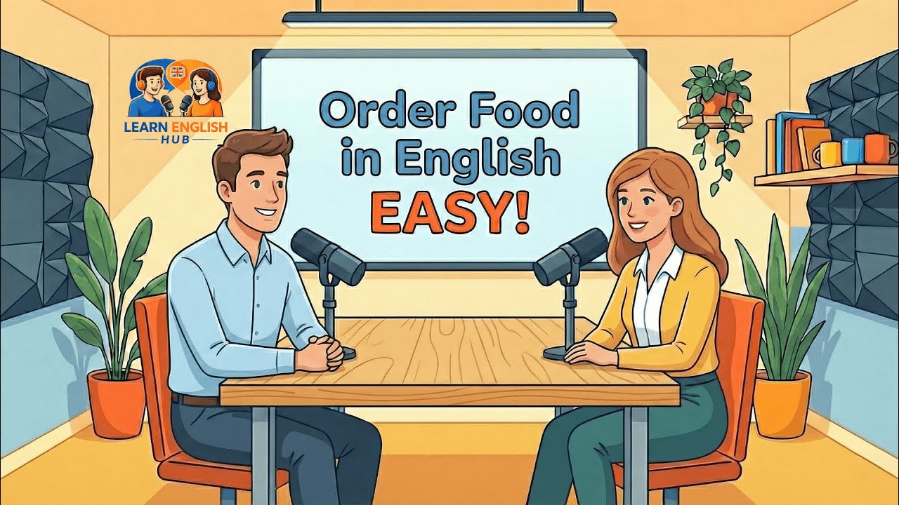 Learn How to Order Food in English | Easy Restaurant Phrases | Listening Practice