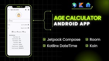 Age Calculator App in Jetpack Compose | Beginner Android Tutorial (Room, Koin, Kotlinx DateTime)