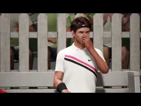 AO International Tennis ‎| Rafael Nadal vs Roger Federer | XBOX ONE X 4K Gameplay