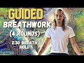 Guided breathwork in bali i 4 rounds i advanced breathing session 230 breath hold