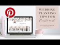 Tips for Using Pinterest to Plan Your Wedding Design