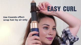 New Multi Styler 6 In 1 Hot Air Brush Hair Curler Straightener 1000W Multifunctional Hair Styling To