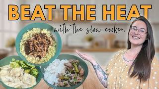 3 Easy $10 Crockpot Meals for Busy Weeknights // Budget Family Dinners