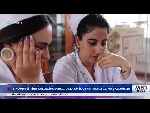 1 nömrəli Tibb Kollecində 2022-2023-cü il üzrə tədris ilinə başlanılıb.