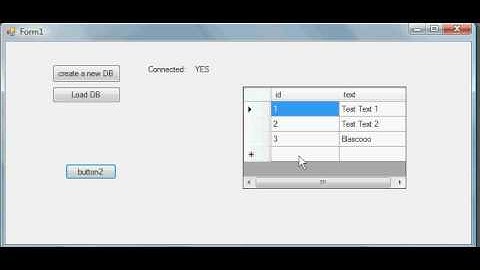 Basic SQLite connection to a database using C#