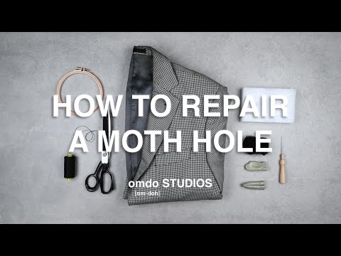 How to Properly Repair A Moth Hole on Woven Fabric in Under 7 Minutes