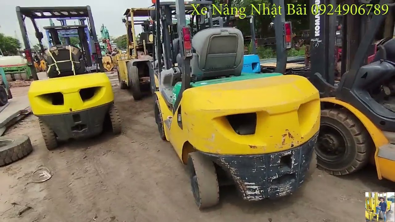Hạ công và báo giá xe nâng Komatsu 1.5 tấn, 2 tấn, 2.5 tấn mới về kho bãi #xenangkomatsu #xenangdau
