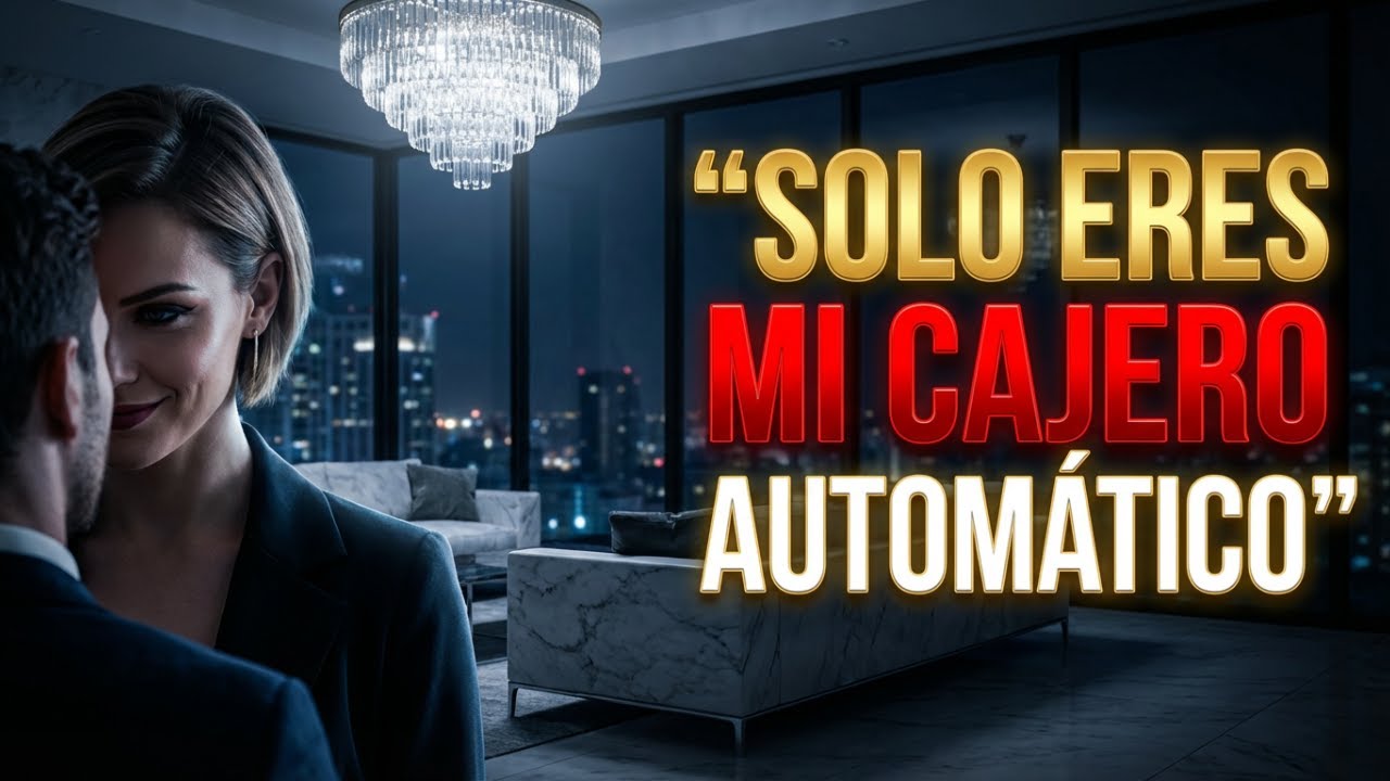 Solo eres mi cajero automático , dijo mi esposa con una sonrisa burlona  Asentí con calma y luego ce