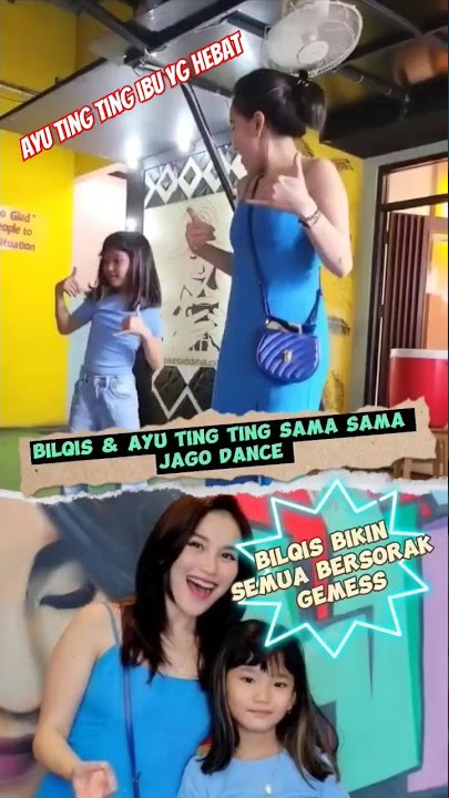 #shorts Ayu Ting Ting dan Bilqis sama2 jago dance dan kompak