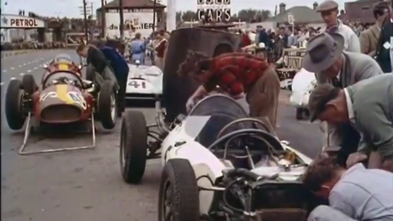 NZ Grand Prix 1961 - Early Old Motor racing Footage