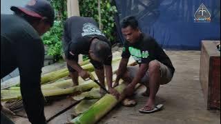 BEGINI LAH PEMASAANGAN WAYANG GOLEK SEBELUM PAGELARAN DI MULAI