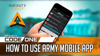 [Infinity CodeOne] How to use the Infinity Army mobile app screenshot 1