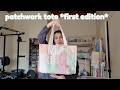 My first patchwork tote didn’t turn out perfect &amp; small business weekend vlog