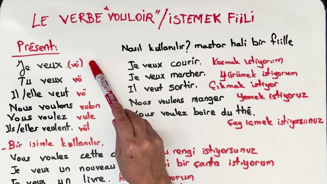 Fransızca İstemek Fiili: Le Verbe Vouloir | Konu Anlatımı ve Örnek Cümleler