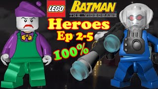 Lego Batman 1 %100 2 - 5 Kahraman Ücretsiz Oyun %100 Izlenecek Yol (Tümü Minikits/Kırmızı Tuğ
