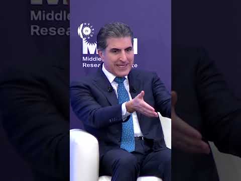 يقول نيجيرفان بارزاني كلماتي كانت فلسفية يضحك الجمهور ويصفق