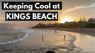 Keeping Cool at KINGS BEACH, Sunshine Coast  I Queensland, Australia Travel Vlog 168, 2024