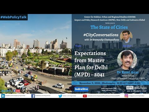 #CityConversations | E5 | Rumi Aijaz | Expectations from Master plan for Delhi MPD 2041