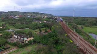 2017-3-25 CK124蒸氣火車三叉橋(西湖溪出海口)空拍