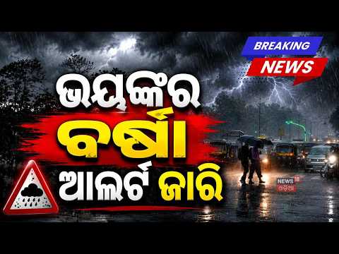 ଭୟଙ୍କର ବର୍ଷା ଆଲର୍ଟ ଜାରି ! Odisha Rain News | Red Alert Issued | Heavy Rainfall Predicted | Odia News