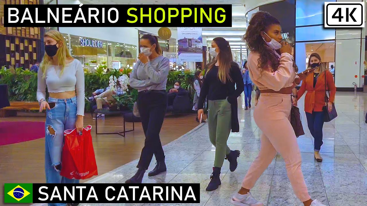 Walking on Balneário Mall 🇧🇷 | Balneário Camboriú, Santa Catarina, Southern Brazil |【4K】2021