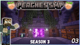 THE PERFECT ENDERMAN FARM - PEACHES SMP S3 EP 3