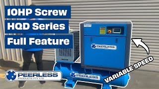 D Series 10HP Rotary Screw Air Compressor