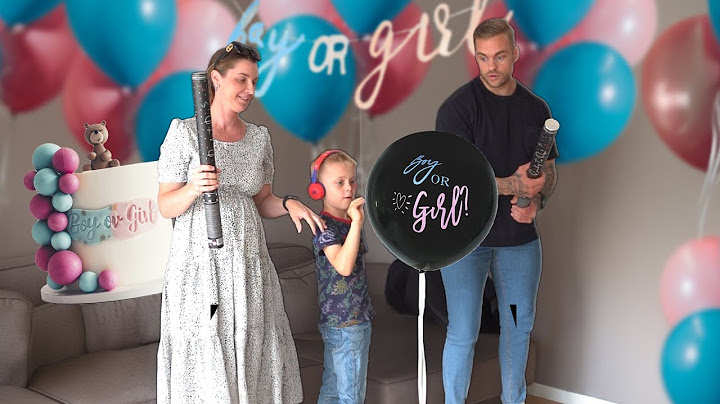 Er vores BABY en DRENG eller en PIGE? | GENDER REVEAL