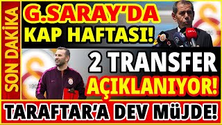 Galatasaray'da KAP Haftası! Transferler Açıklanıyor!