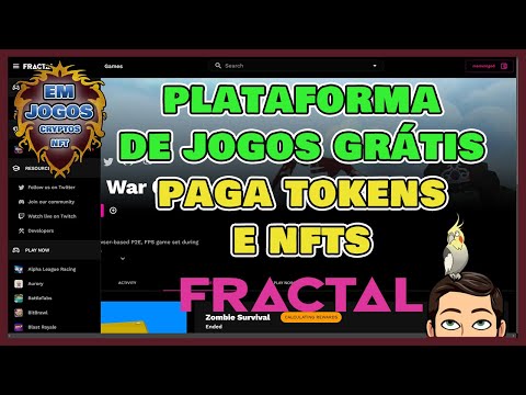 A MELHOR PLATAFORMA DE JOGOS WEB3 GRÁTIS PAGA EM TOKENS, CRYPTOS E NFTS -  FRACTAL 