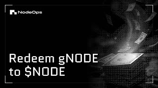 Need to redeem gNODE? Here's a full guide!