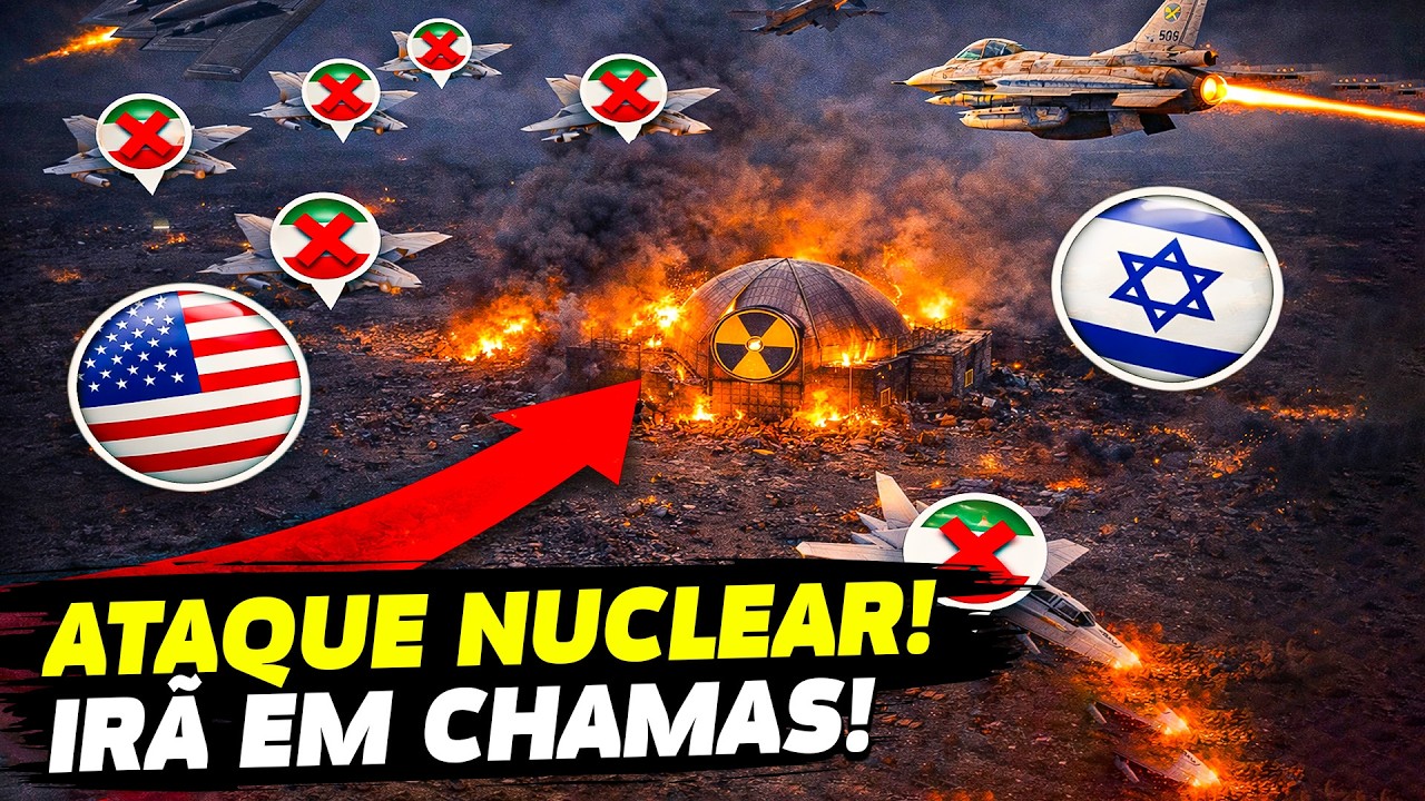 EUA e Israel atingem centro nuclear secreto do Irã… e algo muito perigoso começa agora