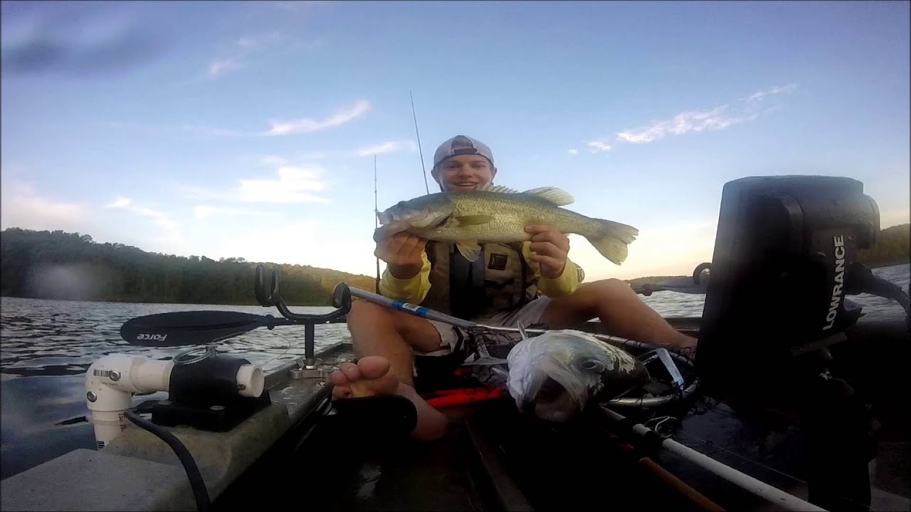 Lake Allatoona Kayak Fishing (DOUBLE UP LINESIDES) YouTube