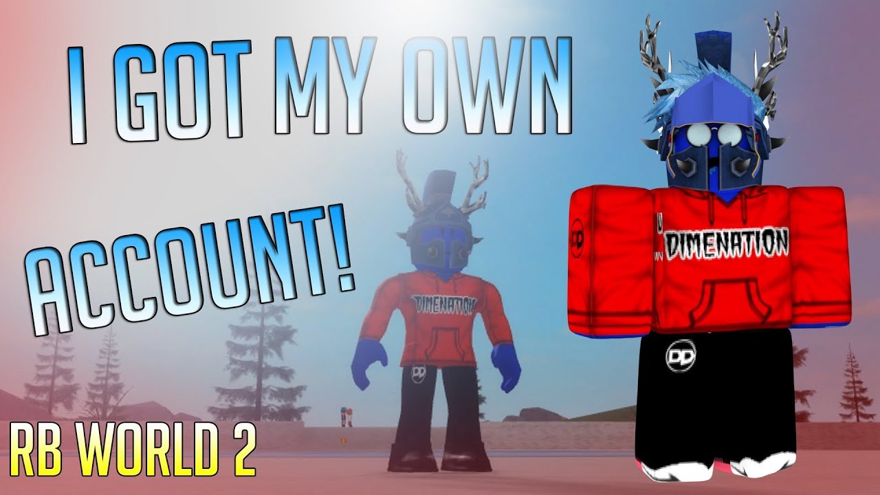 I Got My Own Account Rb World 2 Beta Roblox Youtube - rb world beta roblox