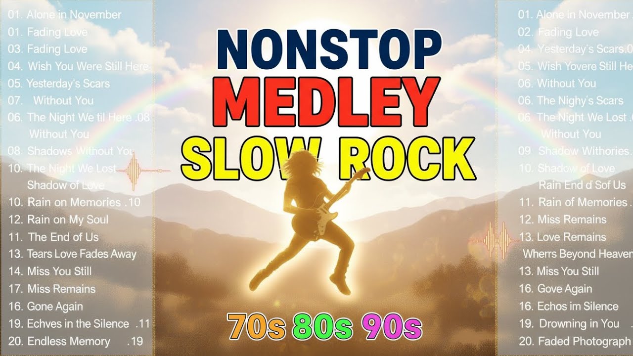 NONSTOP SLOW ROCK SONGS - Greatest Hits Love Songs - Best Romantic Soft Rock Ballads 70s 80s 90s